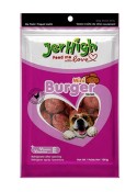 Jerhigh Mini Burger Flavor Dog Snack - 100g